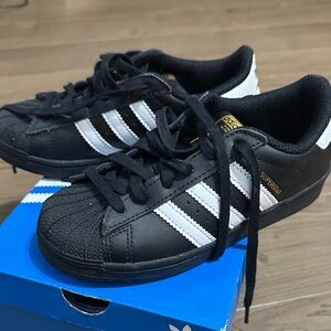adidas Kids Black and White Sneakers